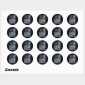 Sticker Rond Sensibilisation (Feuille)
