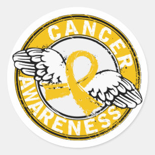Sticker Rond Sensibilisation 14 Cancer de l'enfance