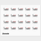 Sticker Rond Sensibilisation 2 Tumeur cérébrale (Feuille)