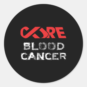 Sticker Rond Sensibilisation à la guérison du cancer du sang