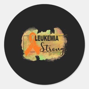 Sticker Rond Sensibilisation à la leucémie 1