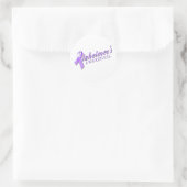 Sticker Rond Sensibilisation à la maladie d'Alzheimer (Sac)