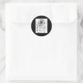 Sticker Rond Sensibilisation à la prévention du suicide Tournes (Sac)