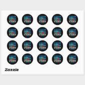 Sticker Rond Sensibilisation à la protection de l'enfance 1 (Feuille)