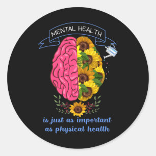 Sticker Rond Sensibilisation à la santé Prévention du suicide