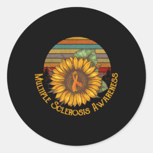 Sticker Rond Sensibilisation à la sclérose en plaques