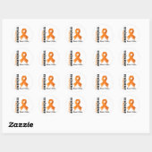 Sticker Rond Sensibilisation à la sclérose en plaques 5 (Feuille)