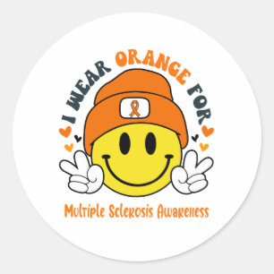 Sticker Rond Sensibilisation à la sclérose en plaques Cadeaux d