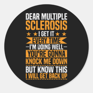 Sticker Rond Sensibilisation à la sclérose en plaques Je fais b