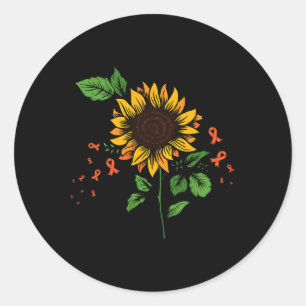 Sticker Rond Sensibilisation à la sclérose N'importe quelle Mme