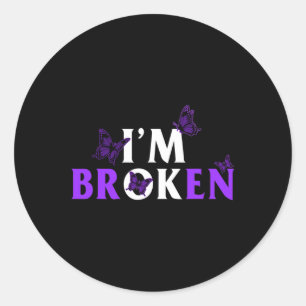 Sticker Rond Sensibilisation à la surdose médicamenteuse Mois d