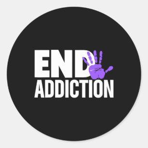 Sticker Rond Sensibilisation à la surdose - Sensibilisation à l
