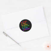 Sticker Rond Sensibilisation à l'autisme formidable unique spéc (Enveloppe)