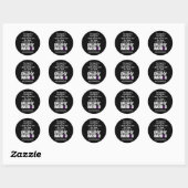 Sticker Rond Sensibilisation à l'épilepsie Écrivez-le Guerrier  (Feuille)