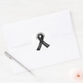 Sticker Rond Sensibilisation au cancer de la peau (Enveloppe)