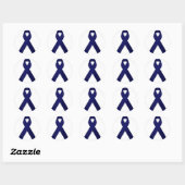 Sticker Rond Sensibilisation au cancer du côlon (Feuille)