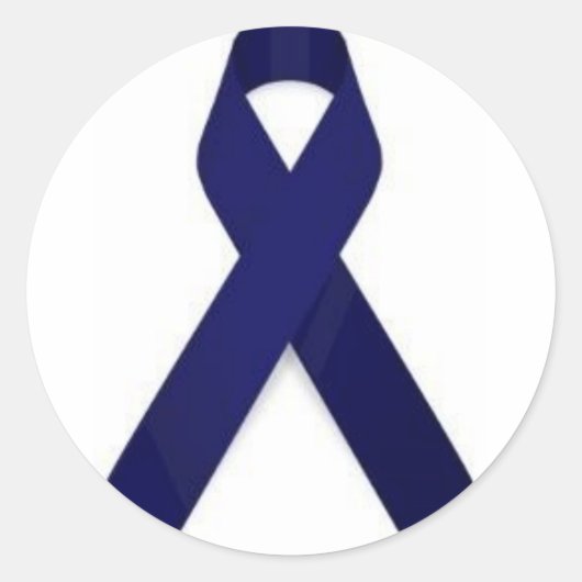 Sticker Rond Sensibilisation au cancer du côlon (Devant)