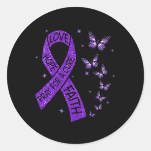 Sticker Rond Sensibilisation au cancer du pancréas2