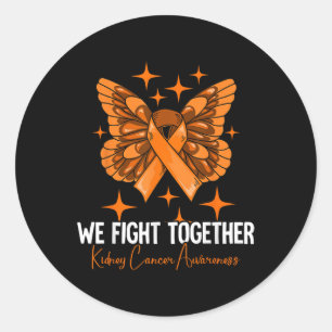 Sticker Rond Sensibilisation au cancer du rein