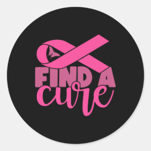 Sticker Rond Sensibilisation au cancer du sein