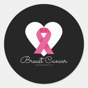 Sticker Rond Sensibilisation au cancer du sein - Journée mondia