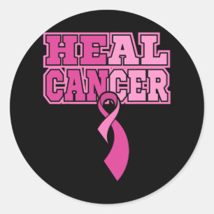 Sticker Rond Sensibilisation au cancer du sein Journée mondiale