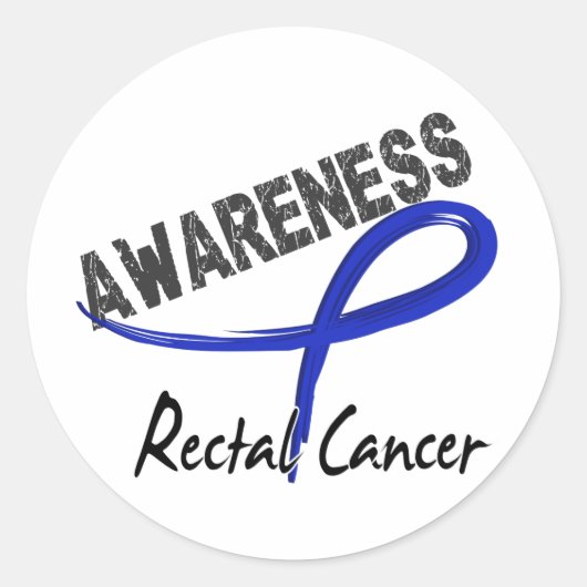 Sticker Rond Sensibilisation au cancer rectal 3 (Devant)