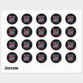 Sticker Rond Sensibilisation au diabète (Feuille)