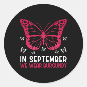 Sticker Rond Sensibilisation Au Myélome Multiple En Septembre N