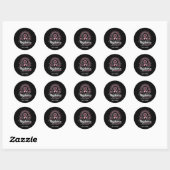Sticker Rond Sensibilisation au myélome multiple Nous combatton (Feuille)