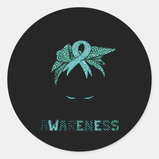 Sticker Rond Sensibilisation au rétablissement de la dépendance (Devant)