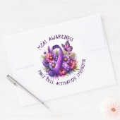 Sticker Rond Sensibilisation au syndrome d'activation des cellu (Enveloppe)