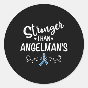 Sticker Rond Sensibilisation au syndrome d'Angelman 1