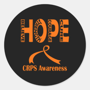 Sticker Rond sensibilisation au syndrome de douleur régional co