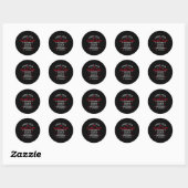 Sticker Rond Sensibilisation aux cellules de faucille - Sca - A (Feuille)