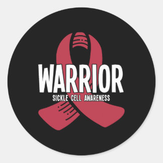 Sticker Rond Sensibilisation aux cellules de la faucille du gue