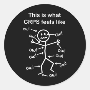Sticker Rond Sensibilisation Aux Crps - Voilà Ce Que Ressentent