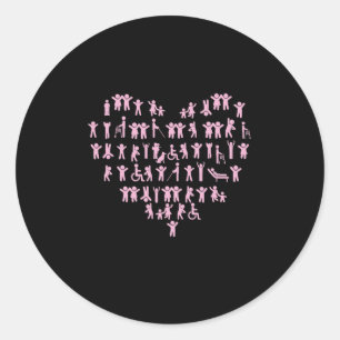 Sticker Rond Sensibilisation aux incapacités