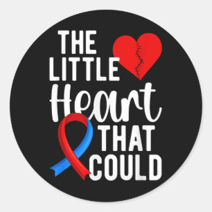 Sticker Rond Sensibilisation aux maladies cardiaques congénital