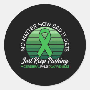 Sticker Rond Sensibilisation aux maladies cérébrales héimerheim