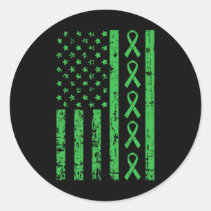 Sticker Rond Sensibilisation aux maladies du rein de la mère