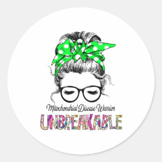 Sticker Rond Sensibilisation aux maladies mitochondriales Souti