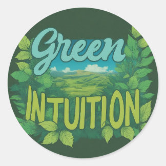 Sticker Rond Sensibilisation de l'environnement
