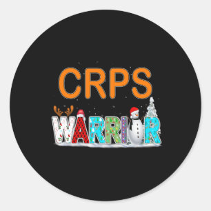 Sticker Rond Sensibilisation des combattants des Crps
