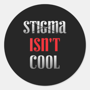 Sticker Rond Sensibilisation des femmes à la santé mentale Stig