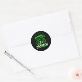 Sticker Rond Sensibilisation Dmdd Nous Combattons Ensemble Arc- (Enveloppe)