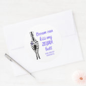 Sticker Rond Sensibilisation drôle aux maladies rares (Enveloppe)