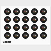 Sticker Rond Sensibilisation Heimer Dementia Senior (Feuille)
