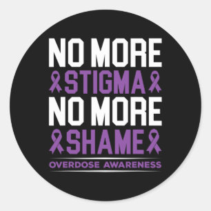 Sticker Rond Sensibilisation Plus De Stigmatisme Plus De Toxico