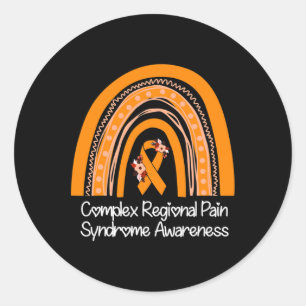 Sticker Rond Sensibilisation régionale complexe au syndrome de